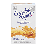 Crystal Light&nbsp;Drink Mix&nbsp;On The Go Sunrise Classic Orange Sugar Free 1.3 Oz Full-Size Picture